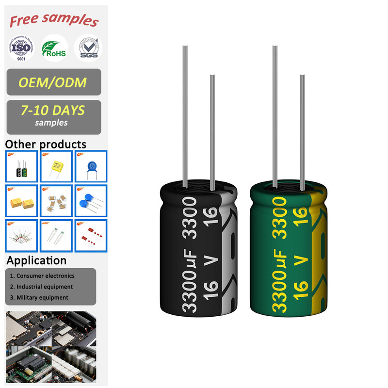 Original New 330UF 50V 10 17MM