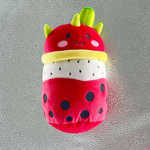 Groothandel Pitaya & Salamander & Eenhoorn Knuffels Schattige Zachte Melk Thee Zoete Geschenken Knuffels Bubbel - Product Image 3