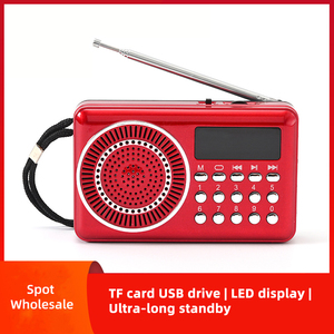 <span class=keywords><strong>Radio</strong></span> FM BT Multibanda Inalámbrica Portátil Recargable con Pantalla LED Integrada y Linterna, Compatible con USB/TF - Product Image 3