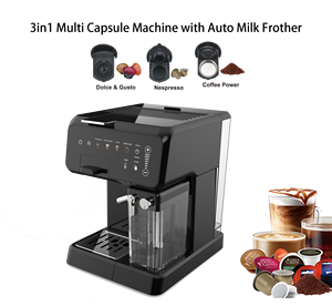 Cafetera de Cápsulas Inteligente con Pantalla Táctil, Cafetera Espresso Totalmente Automática, Espumador de Leche, Cafetera de Preparación Rápida para el Hogar - Product Image 5