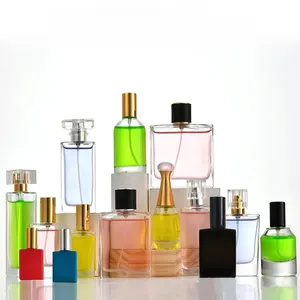 Mini 30ml 50ml Heart Crystal Roll On Glass Perfume Refill Cosmetic Spray Bottle Crimp 100ml Perfume Bottle With Box Packaging