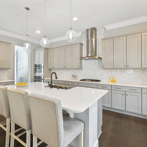 Types de meubles de cuisine OEM armoire péninsule <span class=keywords><strong>bar</strong></span> à petit-déjeuner Design meubles de maison armoire de cuisine en bois ensemble - Product Image 3