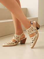 Sandales Western CHENO personnalisées avec logo, prêtes à être expédiées, pour femmes, style cowgirl, sandales Western pour femmes, cowgirl