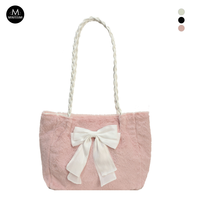 Sac fourre-tout tendance en peluche grande capacité pour femme – Fournisseur en gros