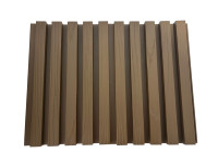 Co-Extrusion Grain de Bois Extérieur WPC Bardage Décoration Revêtement Mural et Extérieur Composite Bois Plastique WPC Panneau Mural Cannelé