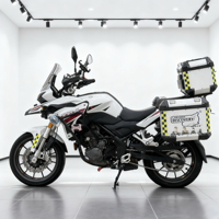 Motocicleta Benelli TRK251 de 249cc, Refrigerada por Líquido, Estilo Aventura y Turismo, para Viajes de Largo Alcance