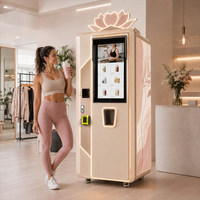 Distributeur automatique de protéines Haloo Smart avec écran tactile de 32 pouces, 8 compartiments, mélange automatique de gobelets pour salle de sport et centre de fitness