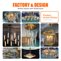 Lampes suspendues vintage YH pour cuisine moderne et luxueuse, luminaires décoratifs pour salle à manger, lustre en cristal de cuivre et laiton LED