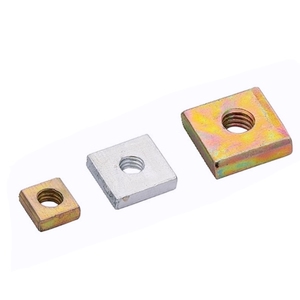 M8 - 8mm vuông hạt vuông mỏng hạt sáng kẽm mạ (bzp) DIN 562 thường xuyên hạt vuông - Product Image 5