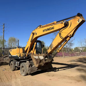 Excavatrice sur pneus d'occasion Hyundai R210W-9 R210W, excavatrices Hyundai 210, excavatrices sur pneus de 20 tonnes, prix avantageux - Product Image 1