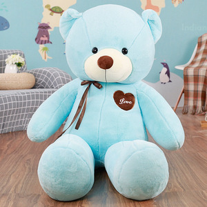 蝶結びジャイアントテディベアドールラブスカーフベアぬいぐるみラグぬいぐるみ人形眠っている抱きしめるビッグベアスロー枕装飾 - Product Image 2