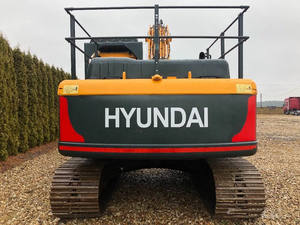 Mini pelle hydraulique sur chenilles Hyundai 220LC-9s d'occasion fabriquée au Japon 20 tonnes Garantie 1 an Pompe et roulement Matériel de construction - Product Image 5