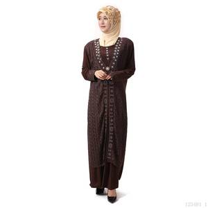 Ropa tradicional de manga larga, cómoda y de nuevo diseño para mujeres musulmanas, ideal para reuniones informales diarias. - Product Image 3