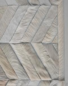 Modern Stylish Hand Made Non-Slip Medium Pile Washable Large Area Rug <b>Set</b> Colorful Striped Geometric Design Plush Leather Home - Product Image 6