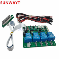 Carte PCB de contrôle de temps à monnayeur JY-21 avec accepteur multi-pièces 916 pour distributeur d'eau de distributeur automatique de lavage et jeu d'arcade