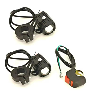 Đèn lái xe nhấp nháy 4 màu đèn pha <span class=keywords><strong>LED</strong></span> nhấp nháy và đèn sương mù bóng đèn <span class=keywords><strong>LED</strong></span>, hệ thống chiếu sáng xe máy 12-85V - Product Image 5