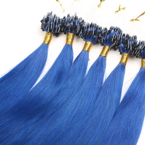 Micro Ring Human Hair <span class=keywords><strong>Extensions</strong></span> Wasserwellen-Mikros chleifen haar - Product Image 3