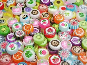 Bonbons ronds durs multicolores aux saveurs fruitées, personnalisables, avec emballage en sachet lumineux, durée de conservation de 24 mois, collation quotidienne – Vente chaude - Product Image 2