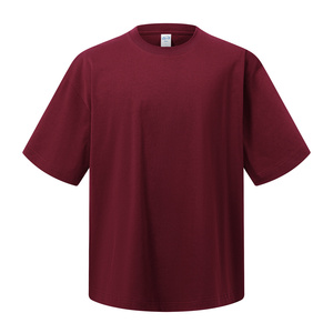 Camiseta de hombre 100% algodón, corte regular, 250g, color sólido, básica, manga corta, para todas las ocasiones - Product Image 1