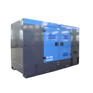 Jiangsu wantai ชุดเครื่องกำเนิดไฟฟ้าดีเซล44kVA ไร้เสียง68 dBA กันเสียง50Hz ควบคุมแรงดันไฟฟ้าอัตโนมัติ - Product Image 1