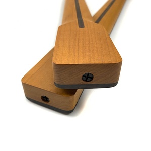 Mástil de Guitarra Eléctrica TL de Arce Tostado con Acabado Satinado de 21 Trastes con Orificios para Clavijeros de 8 mm - Product Image 6