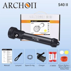 <span class=keywords><strong>Archon</strong></span> S40 II 100M Không Thấm Nước <span class=keywords><strong>Scuba</strong></span> Lặn Ánh Sáng 6 * LED Trắng 4300lm <span class=keywords><strong>Torch</strong></span> Với Tìm Kiếm Cứu Hộ Tính Năng 26650 Đèn Pin - Product Image 6