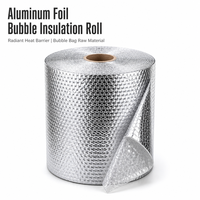 Bâche isolante double en aluminium à bulles pour fenêtre, barrière radiante anti-UV