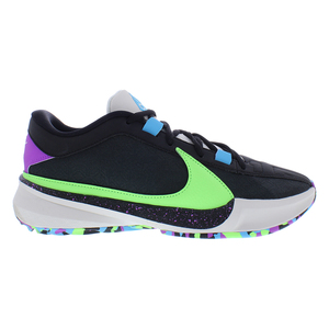 Chaussures de basket-ball Nike Zoom Freak 5 pour hommes, coloris noir/violet/néon - 100% authentiques - Product Image 4