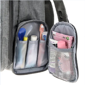 Sacs à langer de voyage portables pour maman, marque privée, imperméables, grande capacité, pliables, sacs à dos à langer - Product Image 4
