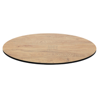 Plateau de table en stratifié compact HPL anti-taches, plusieurs formes disponibles, pour table de café extérieure, table de repas extérieure commerciale