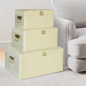 Tùy Chỉnh Màu Be Nhung Thân Cây Với Tùy Chỉnh Xử Lý Trim Thiết Lập Của 3 Lớn Và Nhỏ Nhung Thân Cây Cho Đám Cưới Nhà Khách Sạn Trang Trí - Product Image 2