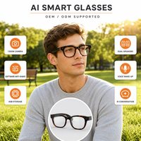 Lunettes Intelligentes avec Caméra HD, Enregistrement Vidéo, Audio à Oreille Ouverte, Microphone Intégré, Contrôle Tactile, Légères, pour le Sport et la Conduite