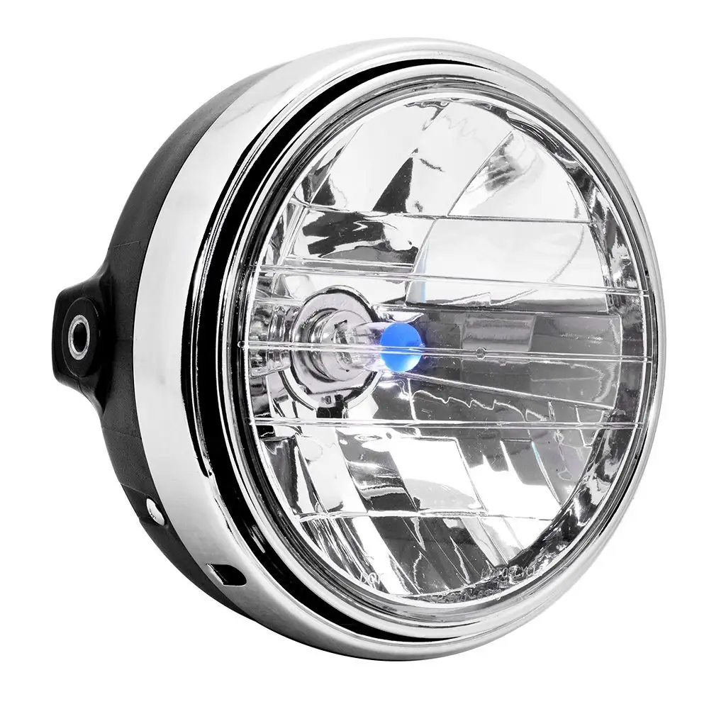 Phare à LED rétro modifié rond pour Yamaha