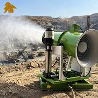 Canon à brouillard économe en énergie de 50 m - Pulvérisateur de brume d'eau haute efficacité pour le contrôle de la poussière dans les carrières, les ports et les entrepôts - Vente directe usine
