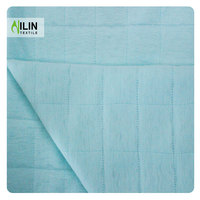 Tissu en tricot jacquard polyester respirant et écologique