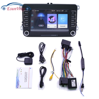 Autoradio 2 Din 9070 7 pouces, enregistreur, lecteur multimédia MP5 avec Bluetooth, GPS, navigation, connexion Wifi pour VW/Volkswagen