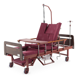 Nouveau <span class=keywords><strong>Lit</strong></span> Médical <span class=keywords><strong>Double</strong></span> <span class=keywords><strong>en</strong></span> Bois Réglable pour Etablissements de Soins, Maisons de Retraite, Hôpitaux et Soins à Domicile XSJ Xsj-5 150kg - Product Image 4