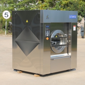 Lavadora-Extractora Eléctrica Profesional Totalmente Automática de 220V para Hoteles, Hospitales, Lavanderías Comerciales y Servicios de Lavandería - Product Image 4