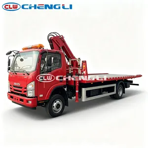 Nouveau prix usine – Camion de remorquage pliable Isuzu 4x2 à 2 essieux de 4,7 m pour le remorquage en parking - Product Image 1