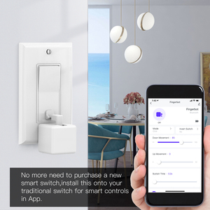 Tuya Smart Fingerbot Schalter <span class=keywords><strong>Bot</strong></span> <span class=keywords><strong>Blue</strong></span> Tooth Button Pusher Smart Life Drahtlose Fernbedienung für Schalter Tasten Alexa Acho - Product Image 5