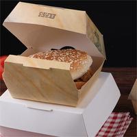 Scatola ecologica per hamburger a conchiglia da asporto con Design personalizzato contenitore usa e getta per Fast Food