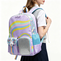 Sac à dos esthétique pour filles pour la rentrée scolaire, avec cadeau d'anniversaire ou de Noël, sac à dos d'étudiant, sac de week-end, organisateur de fournitures scolaires