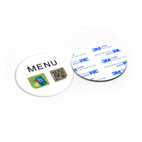 NOUVEAU Matériau PVC étanche QR Code Nfc Menu Tag pour Restaurant NFC Menu