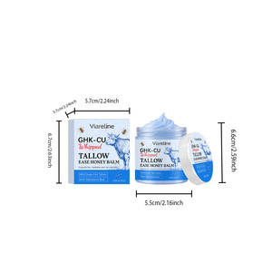 Peptides de cuivre GHK-Cu, suif de bœuf pour la peau, baume bleu aux peptides de cuivre, miel de Manuka et vitamine E, hydratant naturel pour le visage - Product Image 2