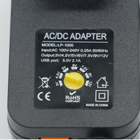 Adaptateur universel 30W 3V 4.5V 5V 6V 7.5V 9V 12V AC DC pour bande lumineuse LED Routeur Haut-parleur Smart Phone Tablet CCTV IP