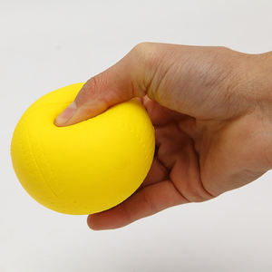 Yüksek yoğunluklu PU köpük beyzbol yumuşak uygulama kriket topu sıkmak beyzbol Anti stres topu poliüretan çocuklar için - Product Image 2