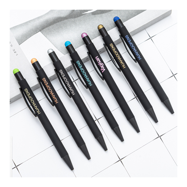 Custom Logo Stylus Pen: Bulk Metal Ballpoint Pens for Promotional Giveaways & Events