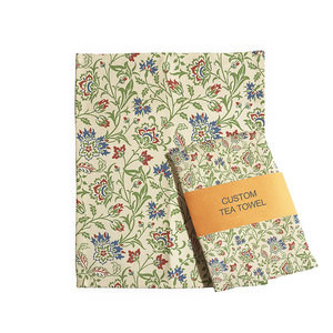 Hoshom In Ấn Bán Buôn Số Lượng Lớn 100% Cotton Màn Hình In Giáng Sinh Vải Linen Waffle Sourdough Tùy Chỉnh Khăn Trà - Product Image 4