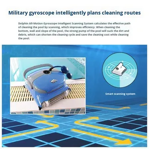 Robot nettoyeur de piscine entièrement automatique <span class=keywords><strong>Dolphin</strong></span>, modèle <span class=keywords><strong>M250</strong></span> - Product Image 4