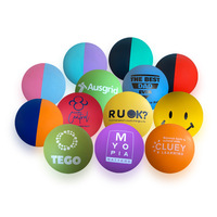 Balle en caoutchouc de racquetball et de squash de 6 cm / 2,36 po pour l'entraînement et la pratique du racquetball, couleurs assorties